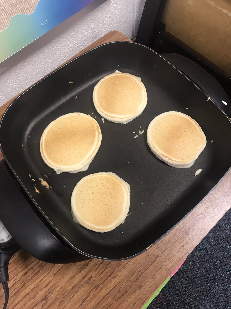 ECin113's tweet photo. We made pancakes today for snack! It was fun helping add the ingredients and mixing it together https://t.co/HP4slYt1Mf