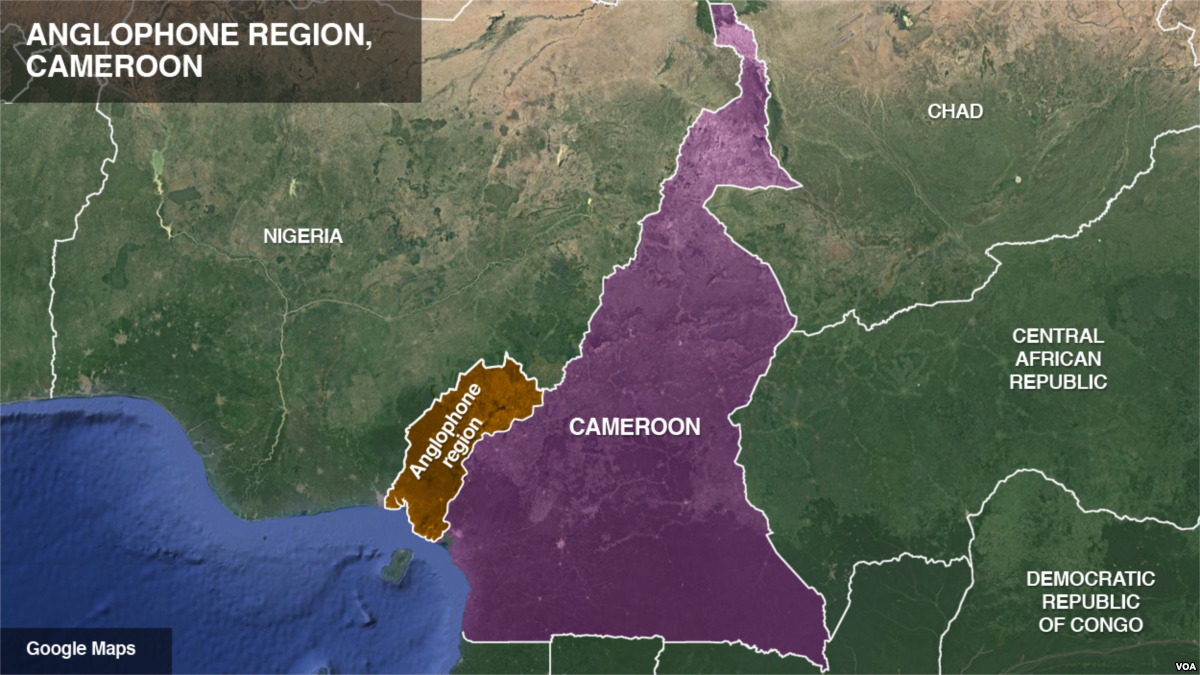 VOAAfrica's tweet photo. Thousands Flee Villages in English-speaking Parts of Cameroon https://t.co/dIZKATLMxd https://t.co/LqjmRk2lyo