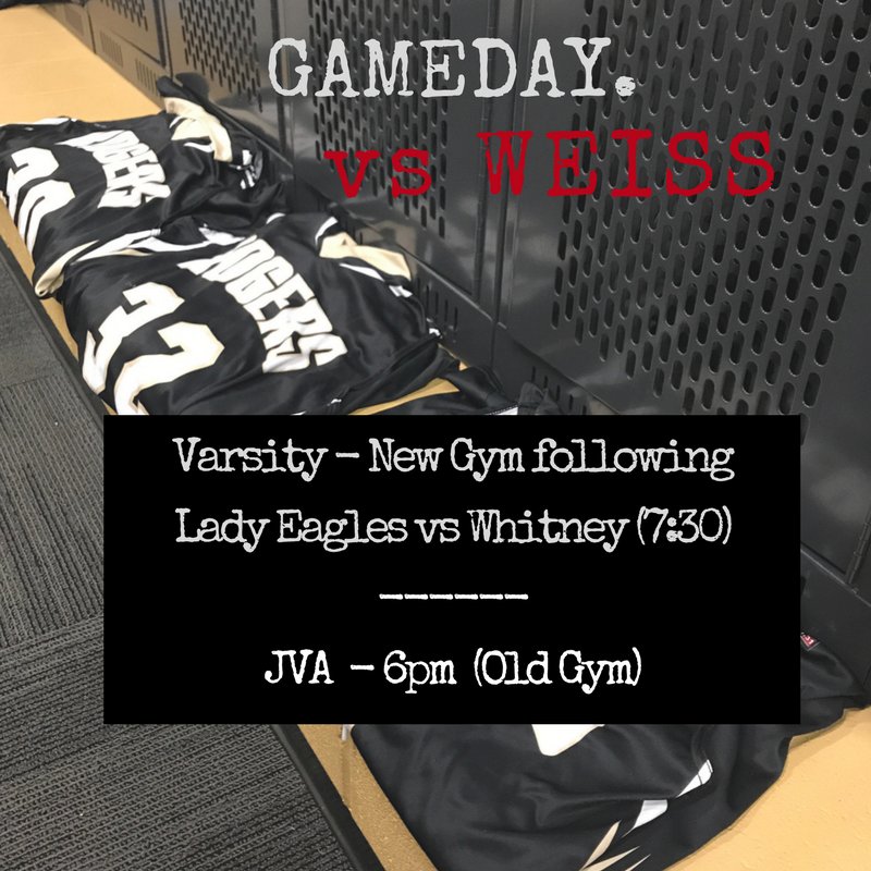 barrettevan11's tweet photo. GAMEDAY. vs Pflugerville Weiss. JVA in Old Gym at 6. Varsity follows girls at 7:30. https://t.co/pUv5MDFgWh