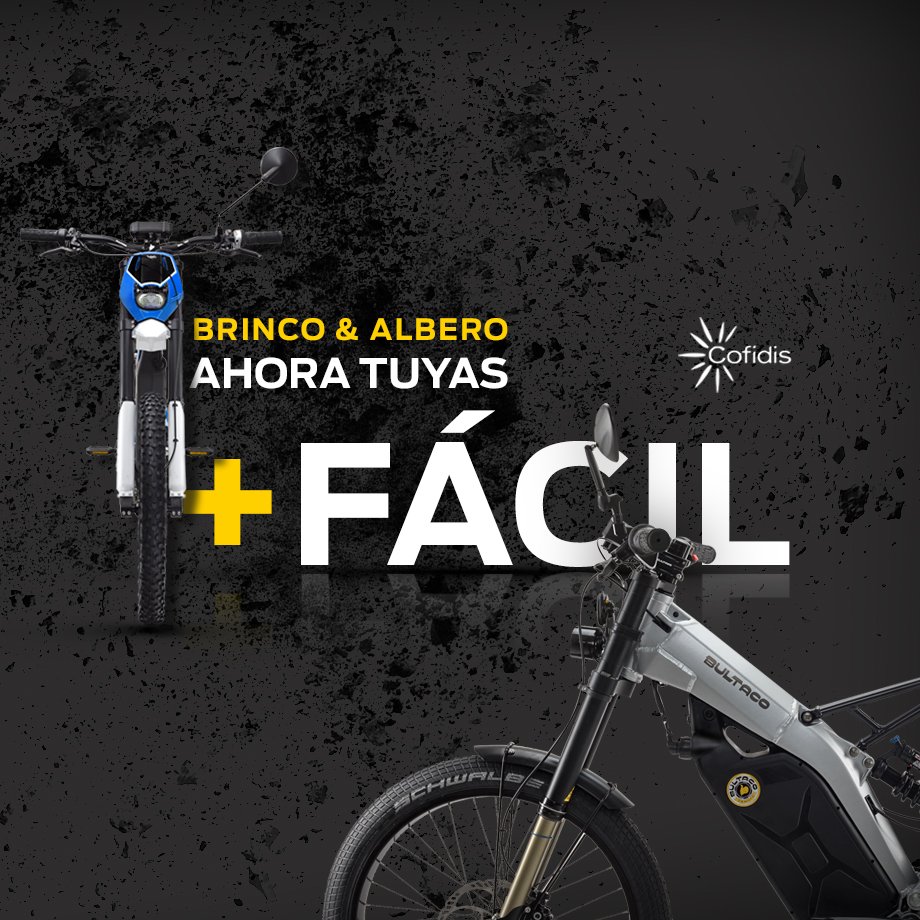 Hoy te traemos un regalo de reyes adelantado. Si sueñas con hacerte con una Brinco o con una Albero, ahora será más fácil que nunca. Hemos llegado a un acuerdo con Cofidis para que puedas financiar tu moto-bike soñada ¡sin intereses! Más info: ow.ly/1AFL30h1q6N