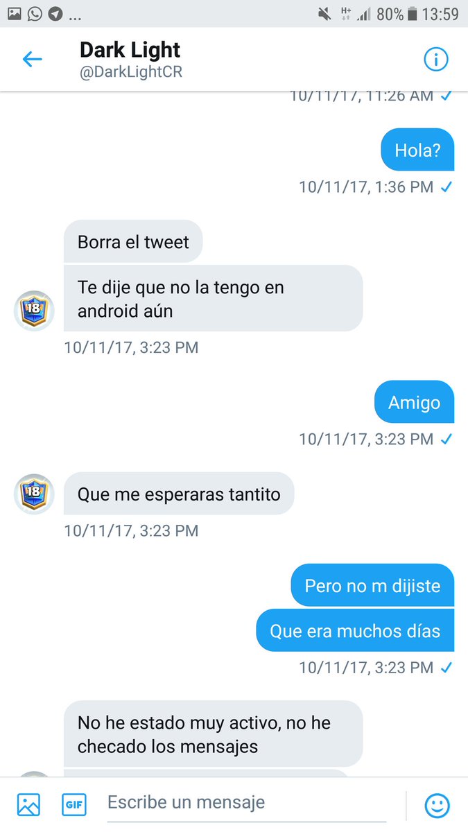 _danielbrizuela's tweet photo. Ahí está @DarkLightCR " uno de los mejores jugadores " , te miente y te deja en visto siempre con su misma historia, aparenta ser muy pro , pero nada que ver , tengan cuidado.  Ojalá recapacite . @MegaGamingCR @NNK_Mega @Pompeyo4CR @GUARANIeSports https://t.co/ijjIoXXotg