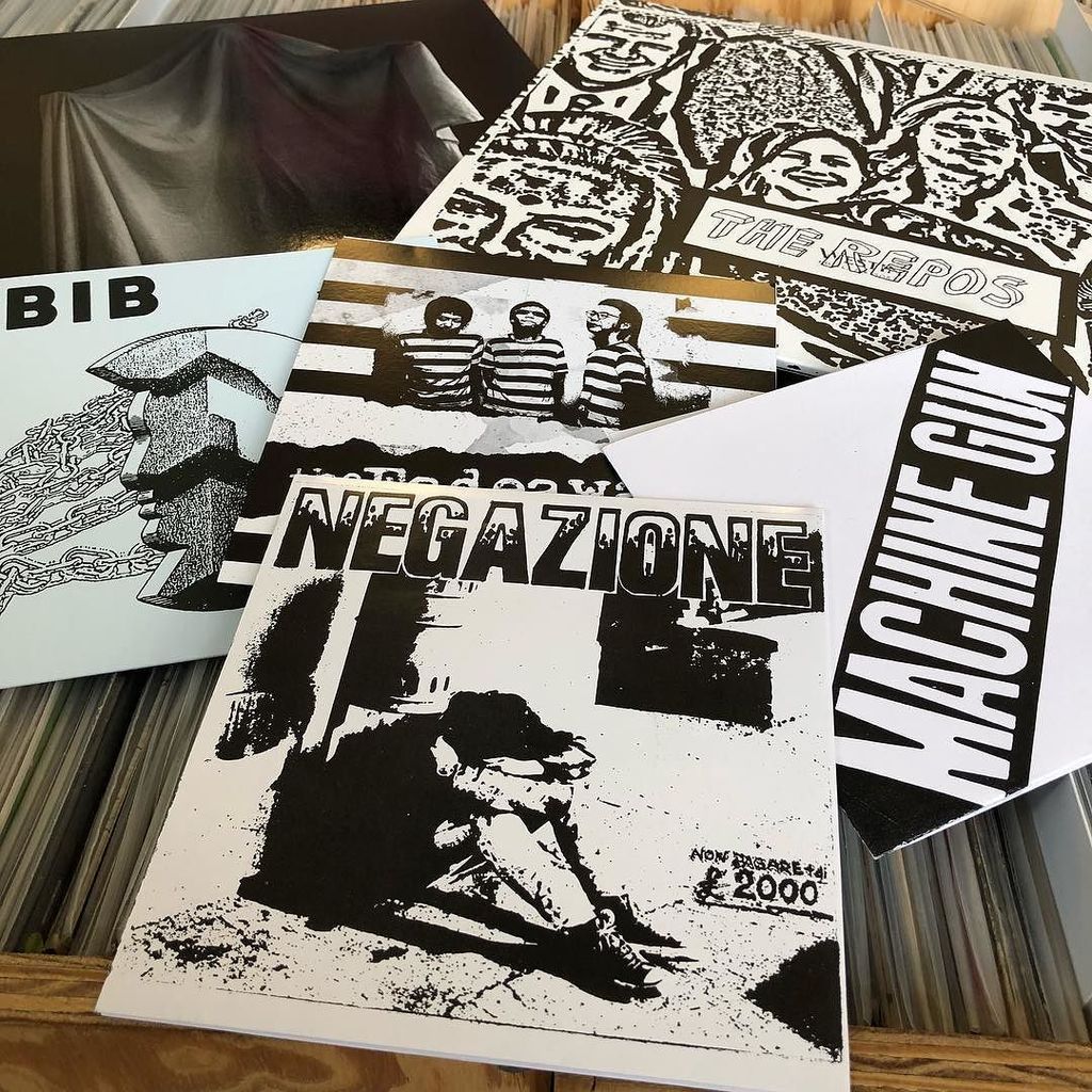 sorrystate's tweet photo. Today Daniel runs down a few of the hot new hardcore records in the distro on the Sorry State blog! #therepos #negazione #machinegun #bib #thefadeaways https://t.co/pWnVgeuRCr