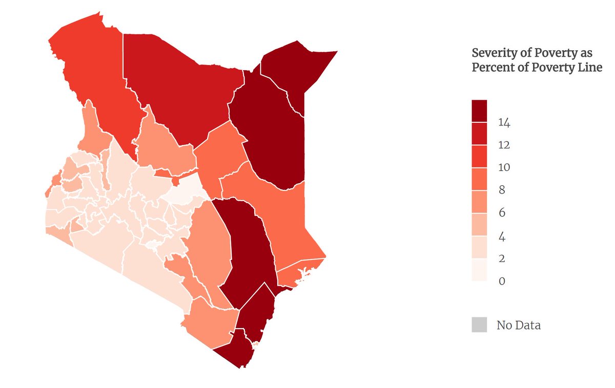 Kenyan Facts On Twitter Severity Of Poverty Across Kenya S Counties Where Are The Poorest Of The Poor The Highest Proportions Are In Tana River And Kwale Counties While Lowest Proportions Are