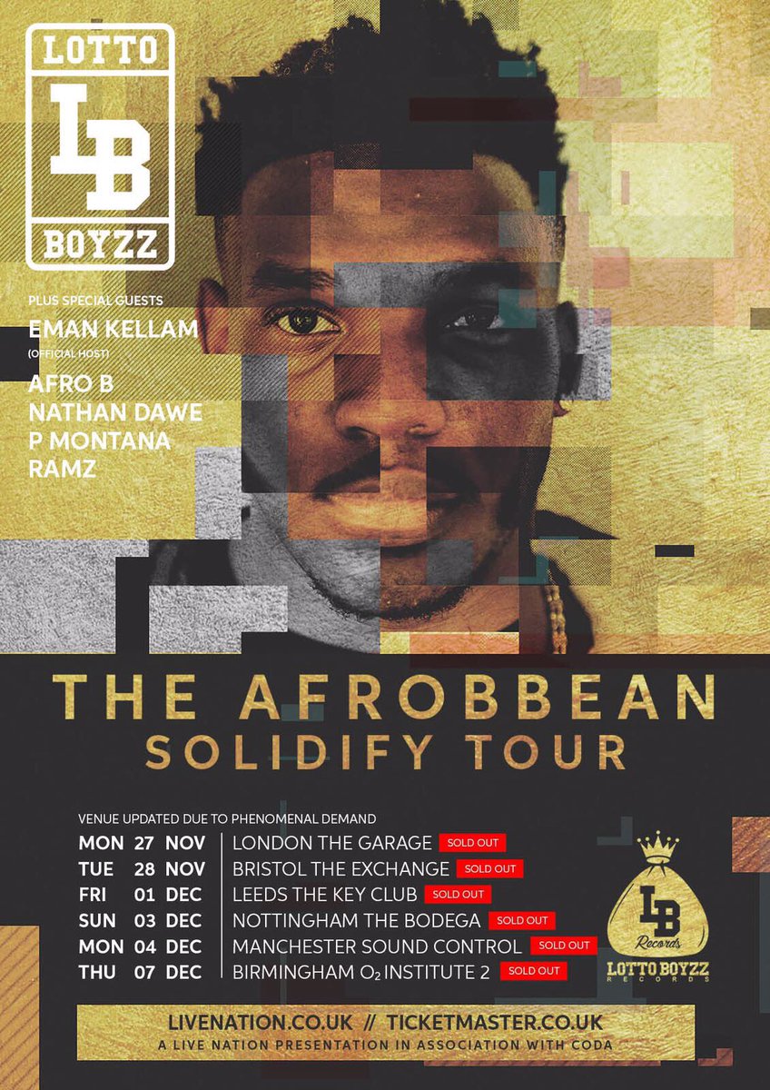 Gambimi's tweet photo. 🔴ANNOUNCEMENT🔴 I will be supporting my bros @lottoboyzz_ at @O2InstituteBham on Thursday 6th December - be there its gonna be lit! #afrobbean https://t.co/9aRUINEHvG