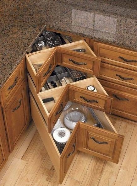 Cat8552HD's tweet photo. Are you done with Lazy Susans?? Look at this awesome Corner drawers. https://t.co/g01zznKK9i