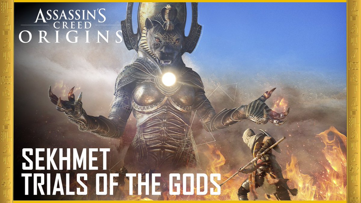 Face the fiery wrath of Sekhmet in the next Trial of the Gods. 