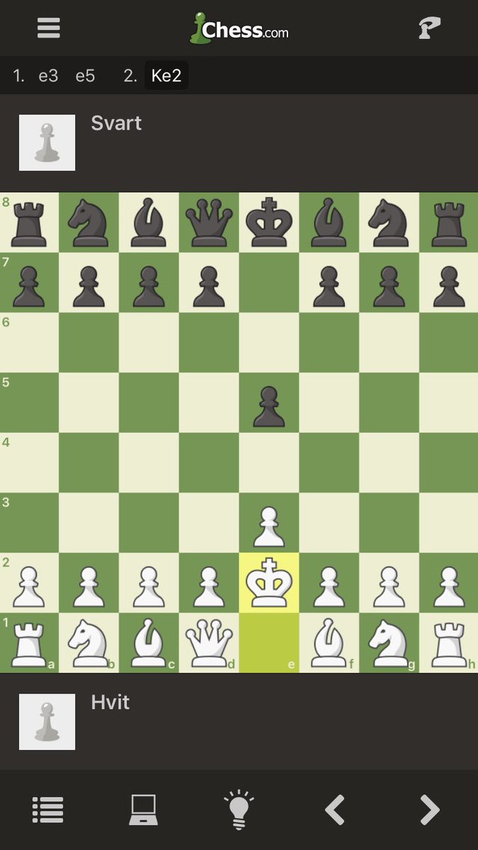 vidarh1's tweet photo. @GrandChessTour why don’t the GMs use this clearly superior opening? https://t.co/xNoQ36VsI6