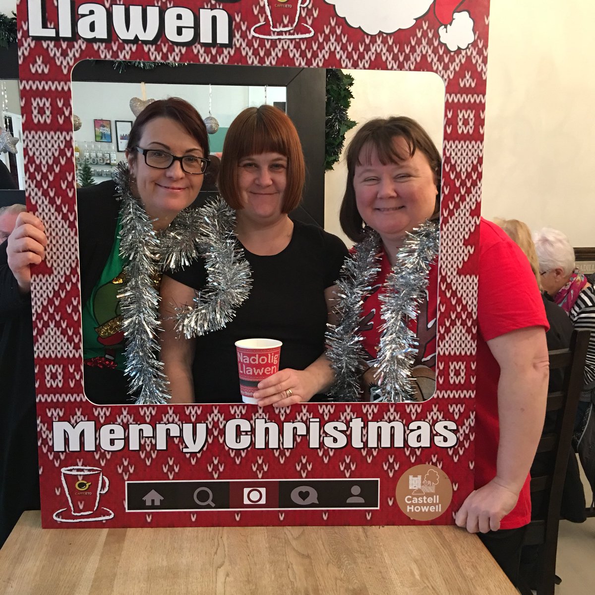 FISHBITE1234's tweet photo. WHAT A DAY Not so much a #manicmonday but a #manictuesday lol well done ladies of #Cwtch @sarah15morgan @sarahtj98 WE DID GOOD and we threw in a few #festiveselies 🎄🎄🎄😂😂🎅🎅🎅 https://t.co/ucbY9id5rM