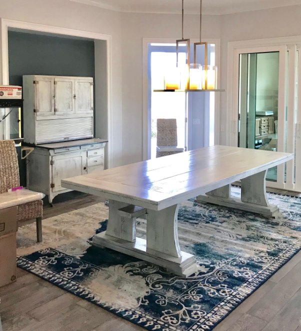 FloydRustic's tweet photo. New farm table style &amp; we are in LOVE! Table &amp; hutch by Floyd Rustic! #floydrustic #newproduct #farmtable #distressedwhite #rustic #farmhousestyle #shabbychic #coastalhome #style #home #shop #custom #furniture #rusticfurniture https://t.co/m9LHx62UoE
