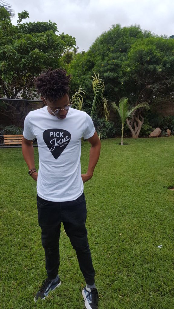 Nukidmulo's tweet photo. @IkkoAceOfficial rocking a PickJesus T-shirt by NKDgraphics™ #PickJesus #ZambianDude #AfricanDude #NKDgraphics https://t.co/G4mCHysBwf