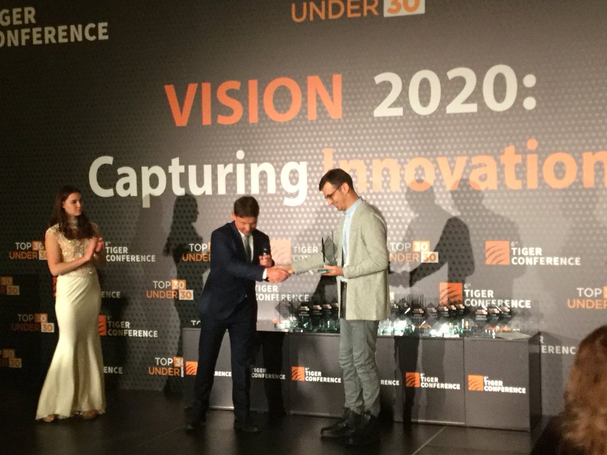 IPEV_Markus's tweet photo. Here we go: Lviv IT cluster receives one of the rewards #Tiger2017 #Top30Under30 #ClustersInUkraine https://t.co/3if2QhiRW3