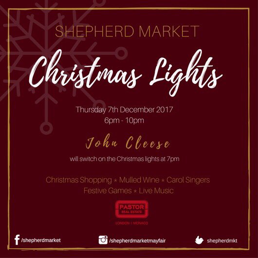 Just two days to go until we switch-on the shepherd market christmas lights #itsbeginningtolookalotlikechristmas #shepherdmarket