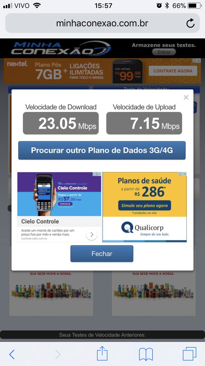 micelio84's tweet image. @NETatende Vocês vendem como 60Mega. Olha o que entregam.
Fiz 3 testes, no melhor resultado, 1/3 do contratado ! #netlixo #netmerda #net #netmentira @NEToficial que empresinha hein !
