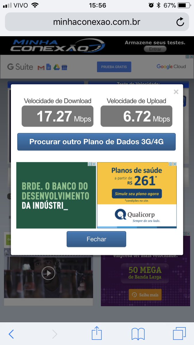 micelio84's tweet image. @NETatende Vocês vendem como 60Mega. Olha o que entregam.
Fiz 3 testes, no melhor resultado, 1/3 do contratado ! #netlixo #netmerda #net #netmentira @NEToficial que empresinha hein !