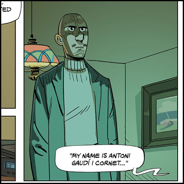 sequentialink's tweet photo. #TheDailyPanel - "My Name" from #THEGHOSTOFGAUDI by @ElTorres72 and #JesusAlonso https://t.co/474hva52UE https://t.co/qAxONvG4a0