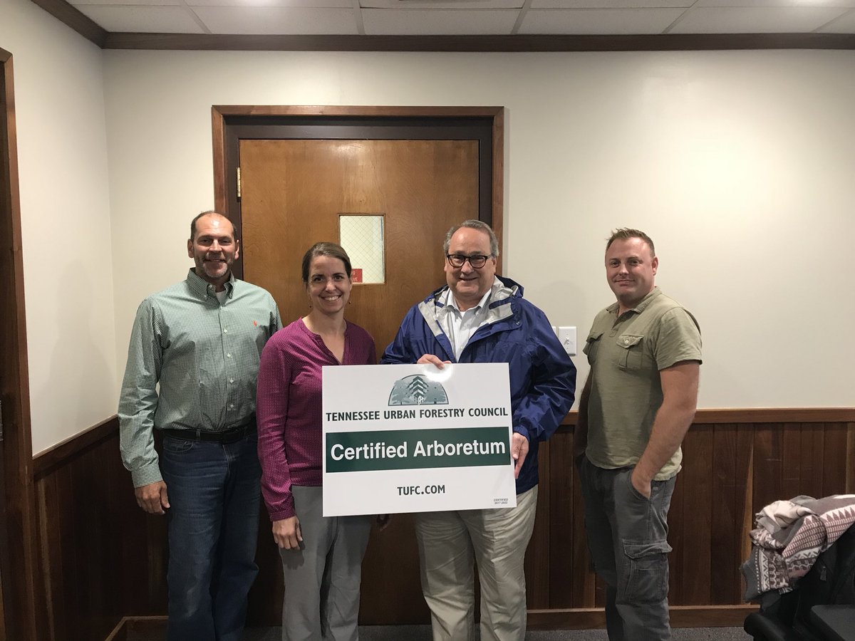 SharonPhilippe's tweet photo. #TennesseeUrbanForestryCouncil...Congrats to Scott Parrish and Monteagle Sunday School Assembly!! https://t.co/0VYzvUOevR