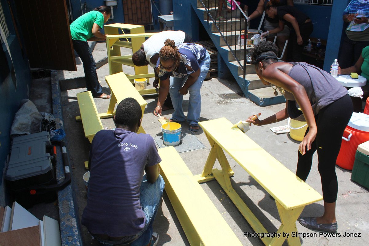 carlong123's tweet image. Give, give, and give some more! #TBT to our labour day project at Faith Tabernacle Basic School in Kingston. The Carlong family encourages you to volunteer with local organizations to help one another. 
#VolunteerDayforEconomicAndSocialDevelopment #CarlongCorporateCitizenship