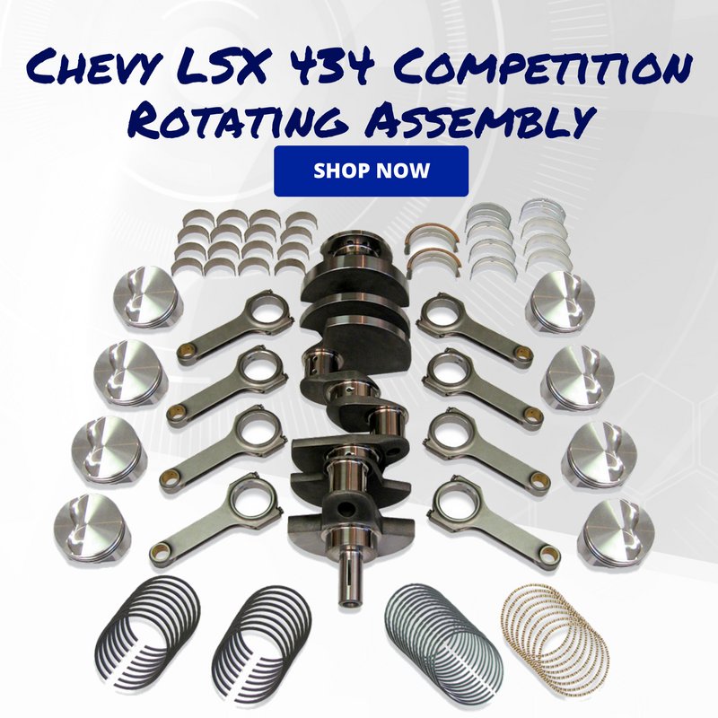 CNC_Motorsports's tweet photo. This #Chevy LSX 434 Competition #RotatingAssembly is complete with an Eagle Specialty Products 4340 Forged steel Crankshaft 4.250 Stroke, 6.460 H-Beam Rods, and Arias Forged -29cc Dish Pistons with performance ring set, all for $2,240.00.>https://t.co/NiAtJHvmv6
#becauseracecar https://t.co/zE3WVFaV9o
