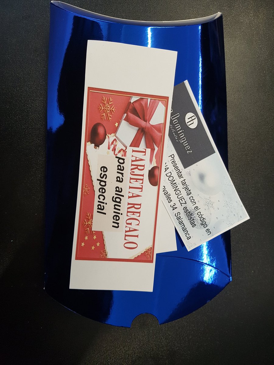 Si no sabes que regalar en Navidad un buen regalo es una tarjeta regalo con servicios de peluquería y estética hecha a medida ven y encargala