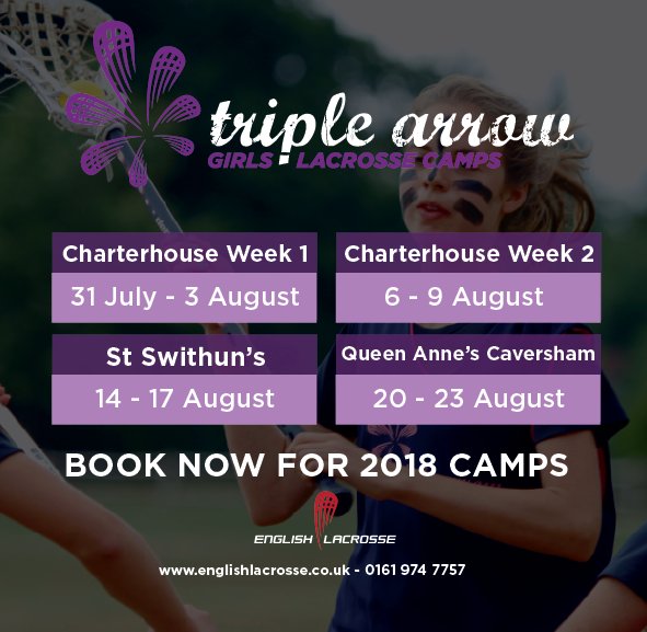 laxforums's tweet photo. 📅 Dates announced and bookings now open! 

Details for our 2018 Triple Arrow camps have now been released - secure your place early for 2018 here ➡️ https://t.co/Kpx75RWzxo https://t.co/FrqToJgQ0Z