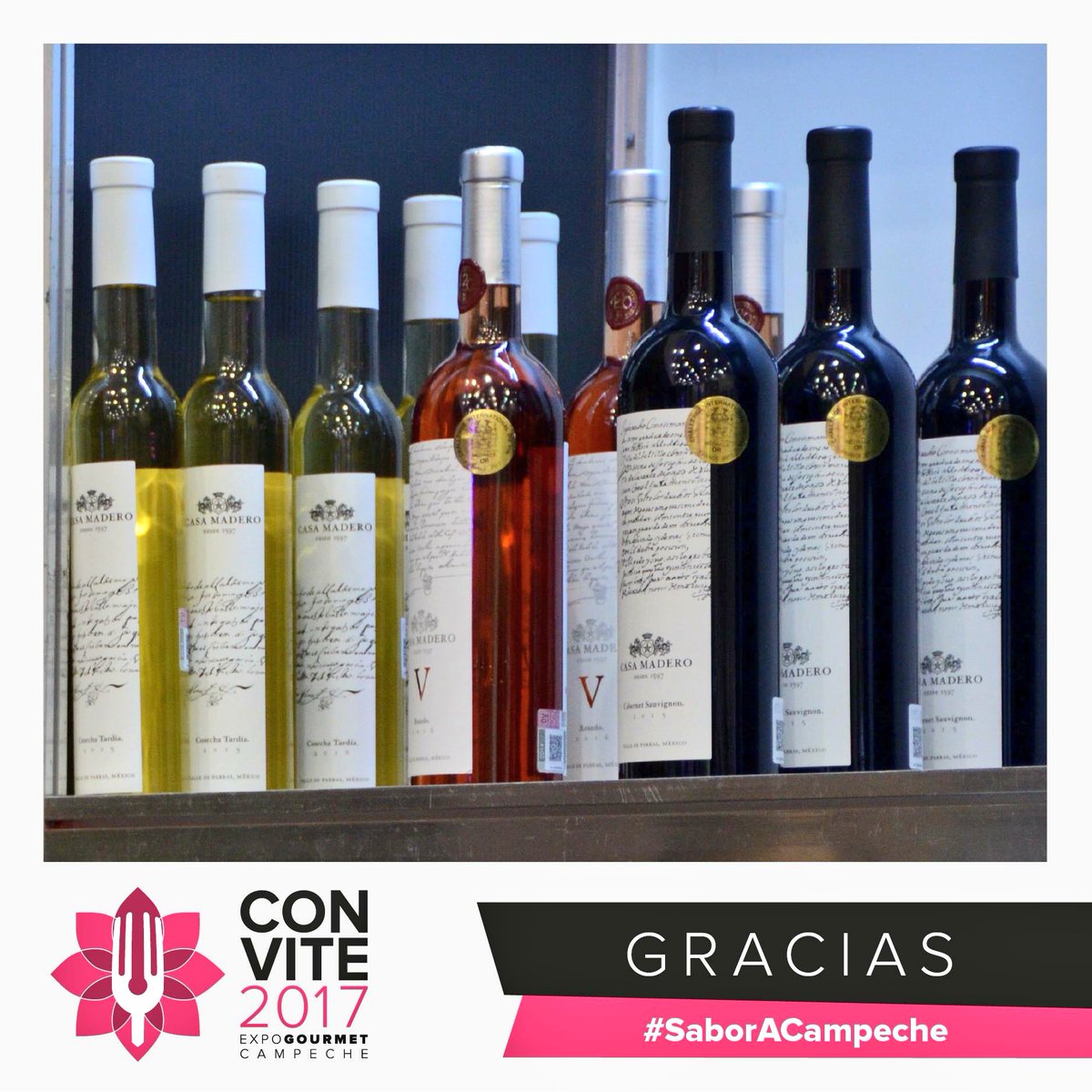 Gracias <a href="/CasaMadero/">Casa Madero</a> por poner a Campeche de moda y vivir juntos la experiencia #Convite2017 ¡Les esperamos en #Convite2018 !