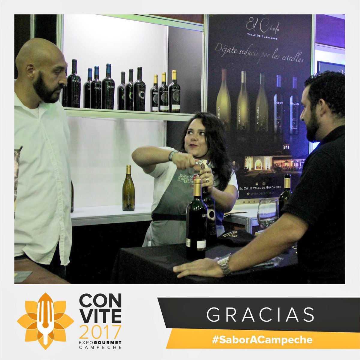 Nuestros amigos de <a href="/VinosElCielo/">Vinos El Cielo</a> también estuvieron presentes en #Convite2017 gracias por vivir esta experiencia con nosotros y esperamos verlos en #Convite2018