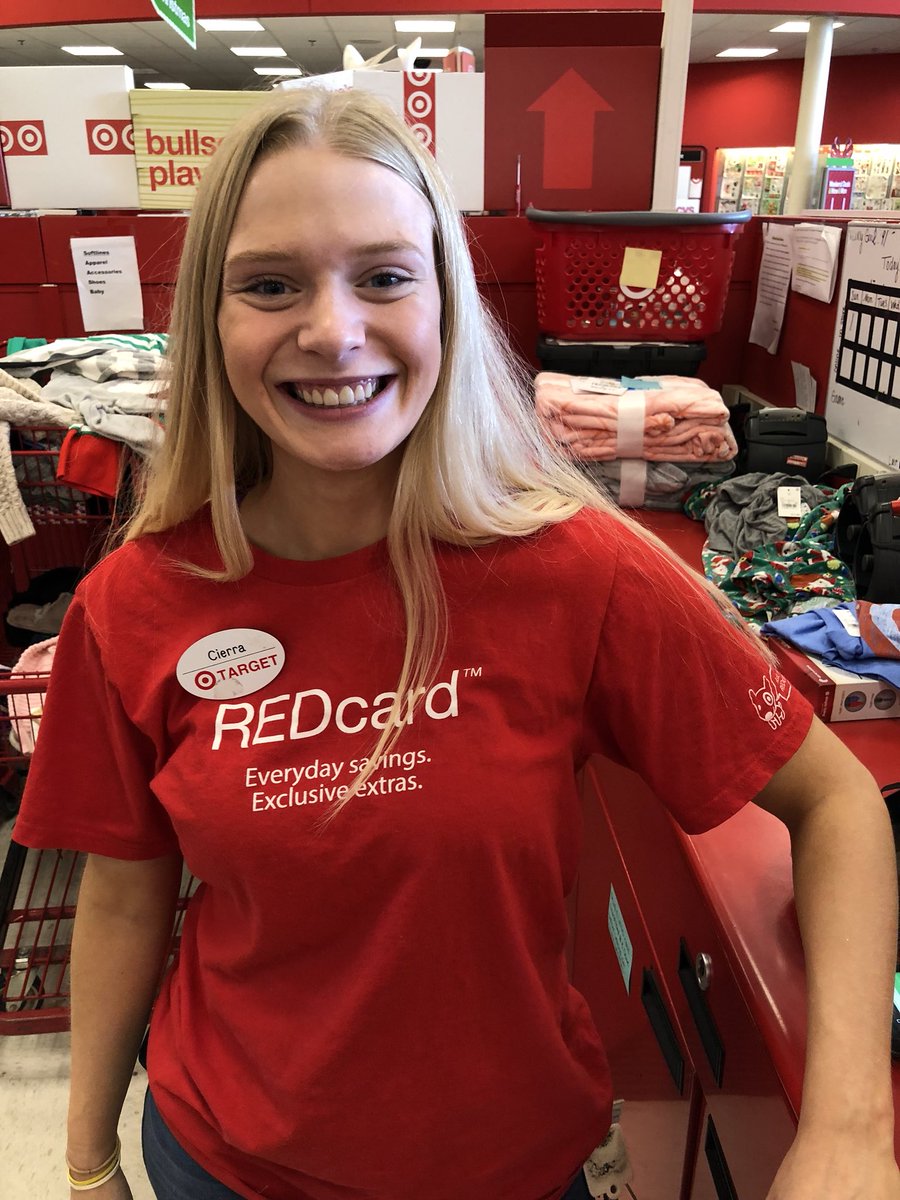 Cierra making two guest happy by showing them our new wallet app #allinone #mywallet #LoveWhereYouWork #TargetWalletOrBust #Target #guestservicefirst