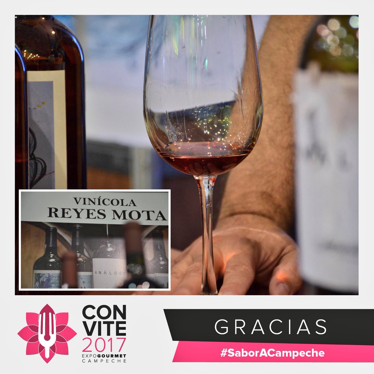 Un agradecimiento a nuestros amigos de la vinícola #ReyesMota por su presencia en #Convite2017 ¡Los esperamos en #Convite2018 !