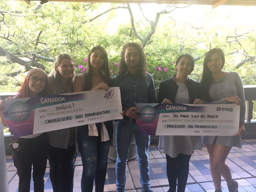 FAiUSB's tweet photo. En el Claustro de @Comfama se realizó la premiación de @interacpedia y Fuimos los ganadores en los retos de las empresas @TarritoRojo_JGB y #BRINSA con el diseño de estudiantes de #DiseñoIndustrial, y #SURA con el diseño de estudiantes de Bioclimatica de Arquitectura. #SomosFAi https://t.co/TqkuFdCJER