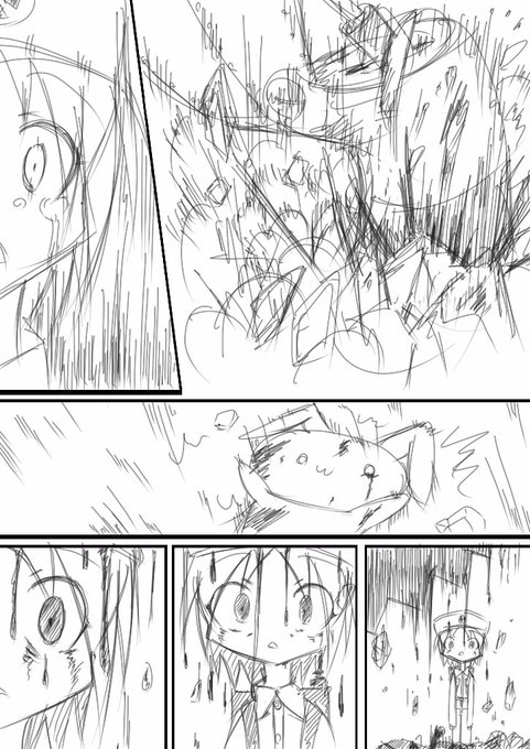 ヘルミーネちゃんのマンガ16ページ目です #オリジナル #オリキャラ #デフォルメ #デフォキャラ #漫画 #マンガ #軍服 #創作 #ロボ #パラレルワールド #空想 #...  