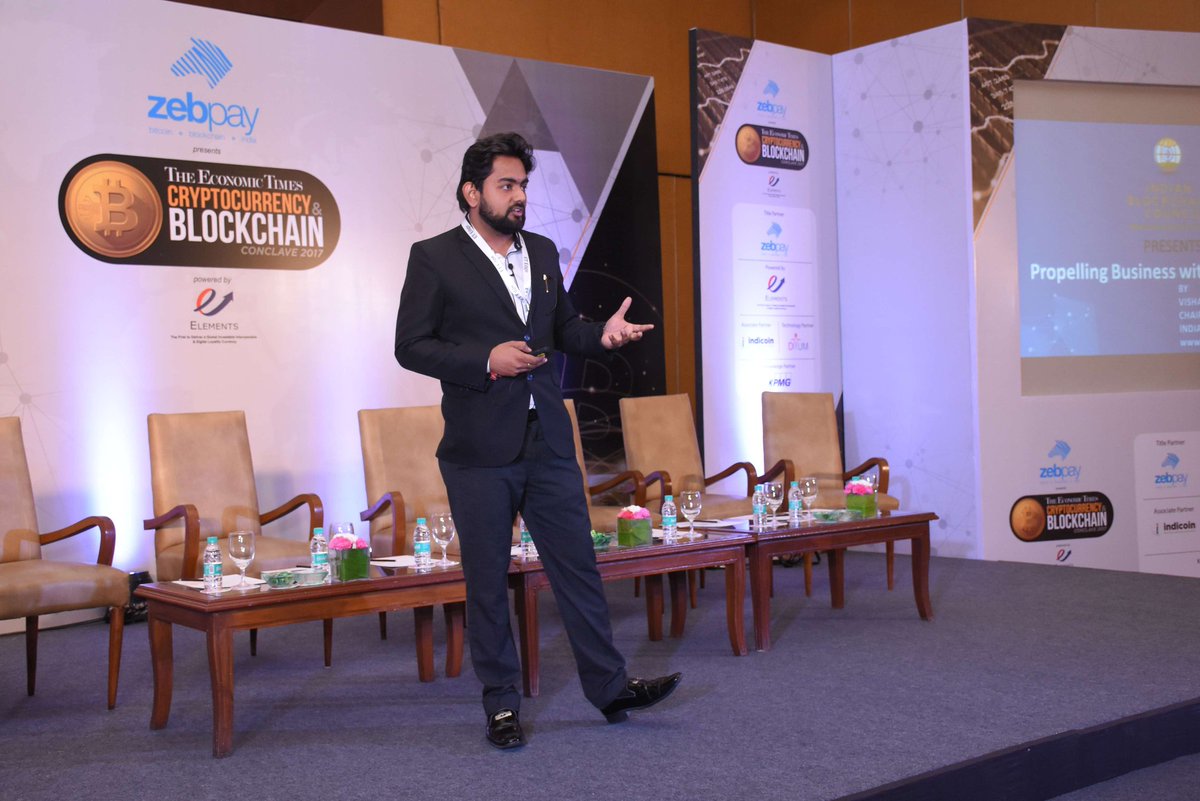 vishalnigamoff's tweet photo. We have started to expereince that Blockhchain as a Technology is not a myth or HYPE any more.
I was speaking at the ET Cryptocurrency and Blockchain Conclave in Mumbai and addressed the audience with the same.
#indianblockchaincouncil #blockstein #GlobalBlockchainWorld https://t.co/rZRMOs0z1u