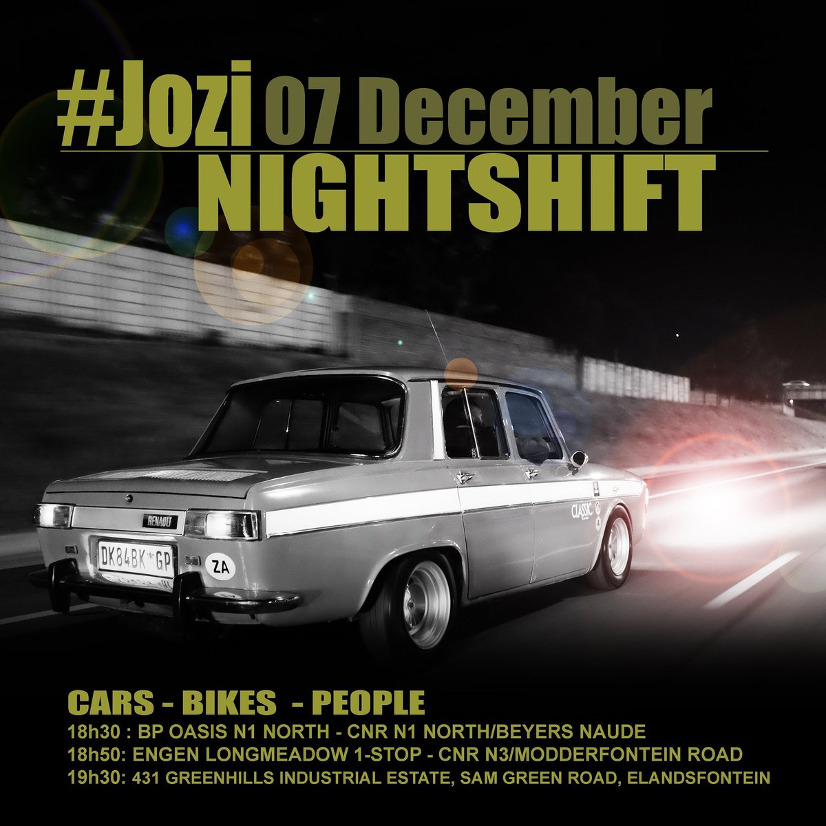 #JoziNightshift if you have a classic join the fun.