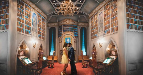 ACPhotoTeam's tweet photo. Just Pinned to Instagram Posts: This must be one of the most favorite places for those of us that love Beauty and the Beast! #adam_claudia_photography #engagement #engagementphotos #love #shesaidyes #bridetobe #beastslibrary https://t.co/gAlxYVsItz https://t.co/uXr5P1yxIw