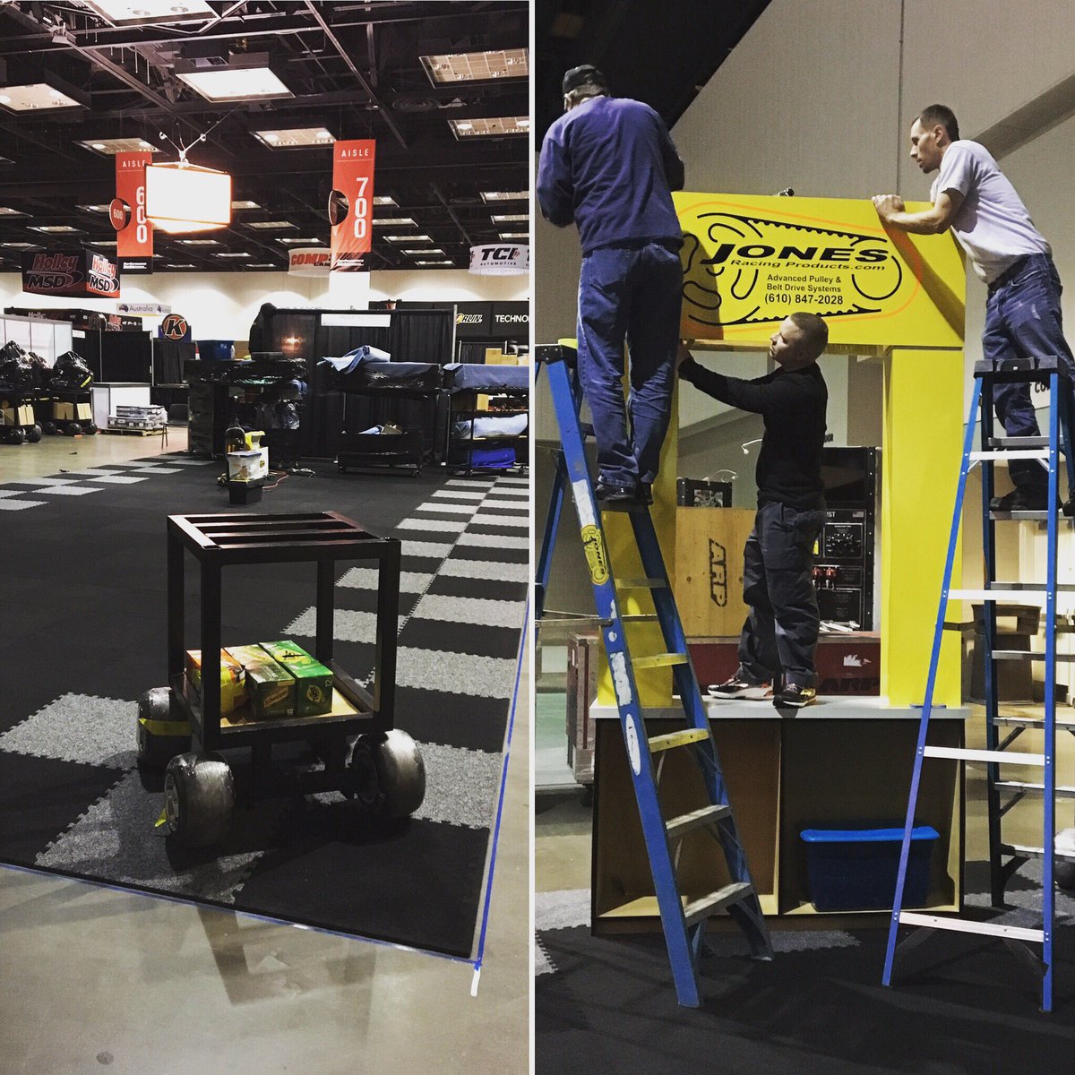 JonesRacingProd's tweet photo. The Building Has Begun Peninsula #701 #jonesracingproducts ##whatdrivesyou® #advancedbeltdrivesystems #pri2017 https://t.co/j1vEdfBIbN