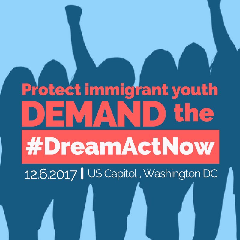 baratunde's tweet image. Make your voice count, join thousands in DC on 12/6 to fight for a #DreamActNow! Can’t make it? Visit Dreamers.FWD.us  to call Congress and tell them to #ProtectDreamers by the holidays!