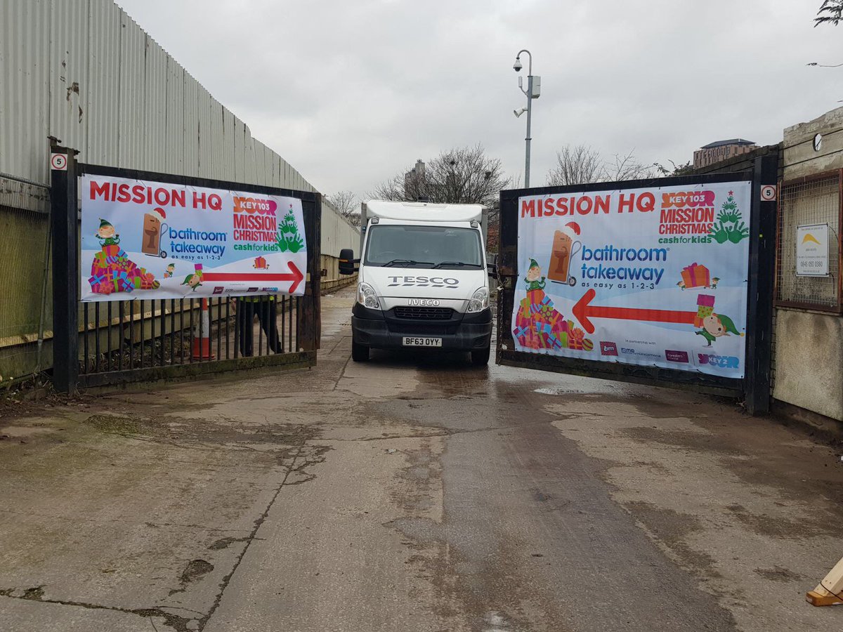 Thank you to everyone who has donated to <a href="/KEY103/">KEY</a> s mission Christmas so far in Tesco Oldham Extra, first drop off made at key 103 hq today 😊 <a href="/abrow67/">Andrew Brown</a>