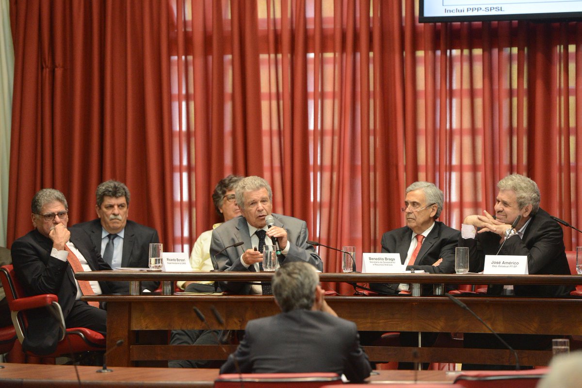 AssembleiaSP's tweet photo. Benedito Braga, secretário estadual de #Saneamento e Recursos Hídricos, apresenta na #Alesp balanço da gestão e desenvolvimento de ações, programas e metas da secretaria 👉 https://t.co/yJ7mrVHQgs https://t.co/pj9KVEfOaf