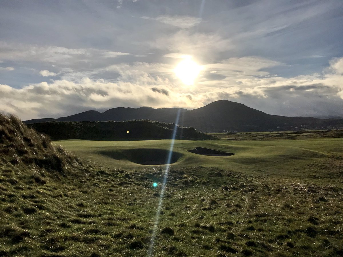 greengolftravel's tweet photo. An afternoon playing a few holes at the 2018 @DDFIrishOpen course today. Excitement is already building and it is only December!
This is going to be an Irish Open like no other! βοΈ βοΈ
#glashedy #linksgolf #lovedonegal https://t.co/wUnaUEmn7z