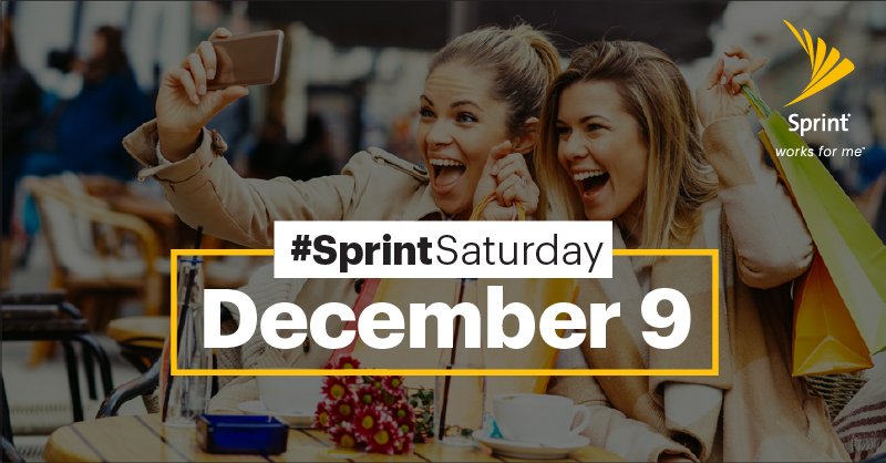 #NewMexico!  Shop ‘til you drop on #SprintSaturday, 12/9! Unbelievable holiday deals! #WorksForMe sprint.co/stores