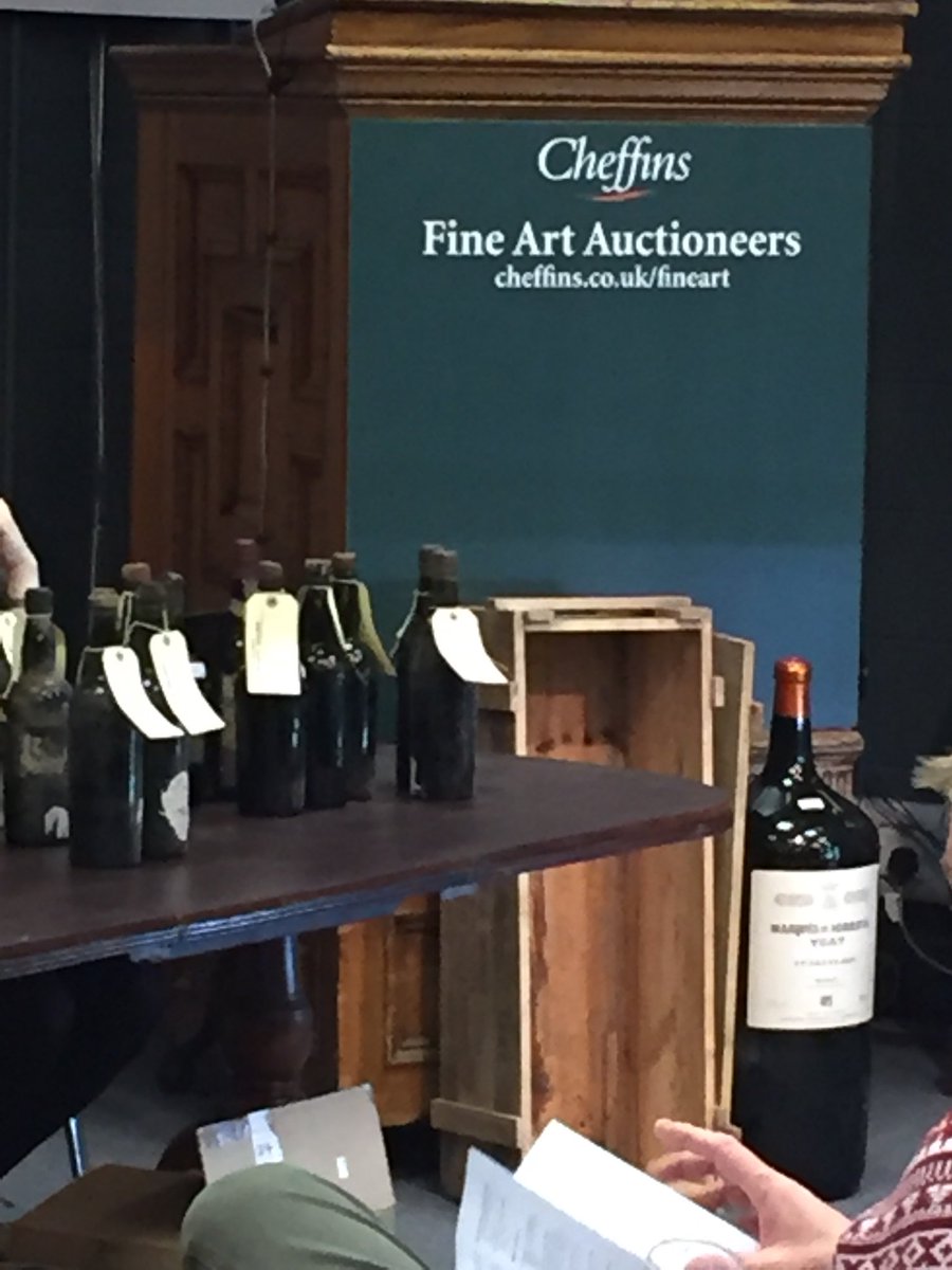 Must be coming up to Christmas- <a href="/CheffinsFineArt/">Cheffins Fine Art</a> Wine auction. Lots of action around d’Yquem but who will go for 27L Rioja?