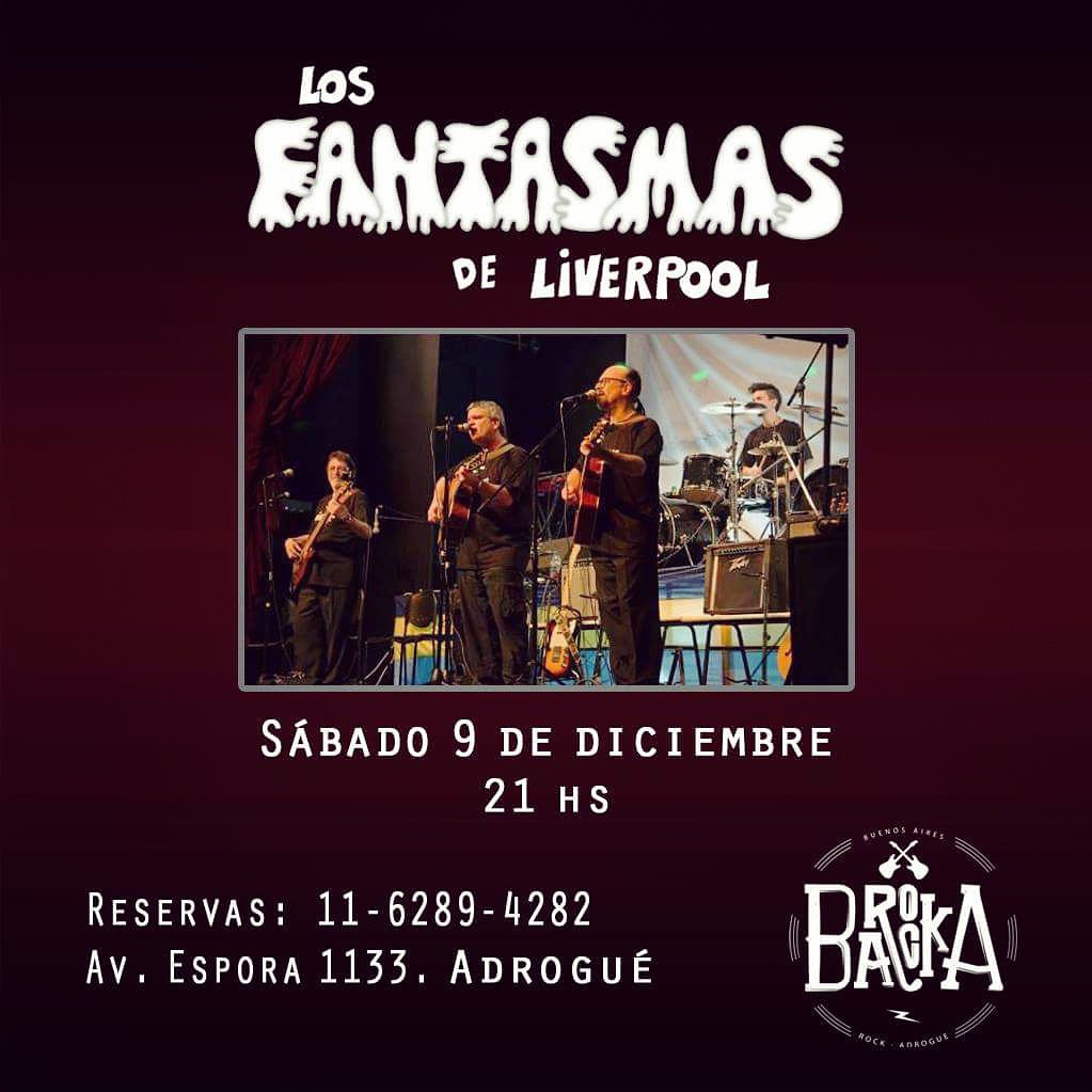 BarockaRestopub's tweet photo. Más buenas propuestas en #Barocka - SÁBADO 9/12 🎶: vuelven los #FantasmasDeLiverpool al bar. 21:30 hs. Imperdible.
Noches ideales de buena música, comidas, tragos y más en tu nuevo lugar en Adrogué.
Info y reservas: 11-6289-4282 ✔ https://t.co/SO12dbTmY4