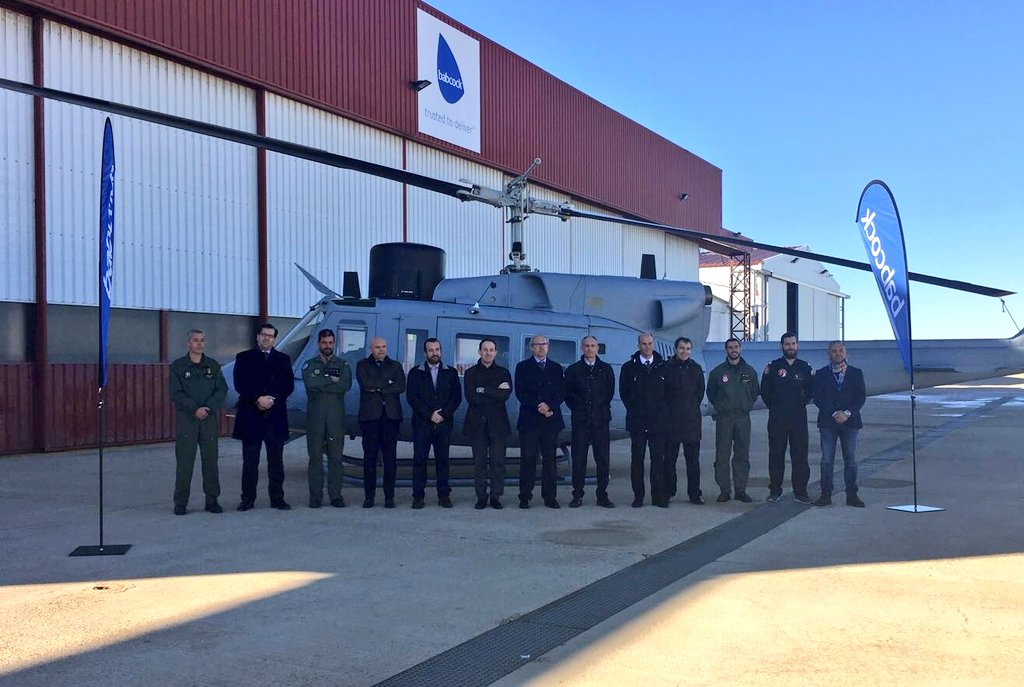 Hoy la DGAM ha entregado a la <a href="/Armada_esp/">Armada</a>  el quinto helicóptero AB-212 modernizado con armamento, sistema de protección y comunicaciones militares renovados.