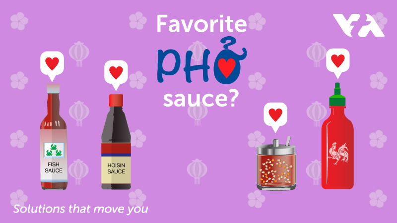 What sauces &amp; condiments are always in your #pho? Tell us using #VTApho &amp; name your favorite pho spot to enter our contest bit.ly/2ncf2rc #helloVTA