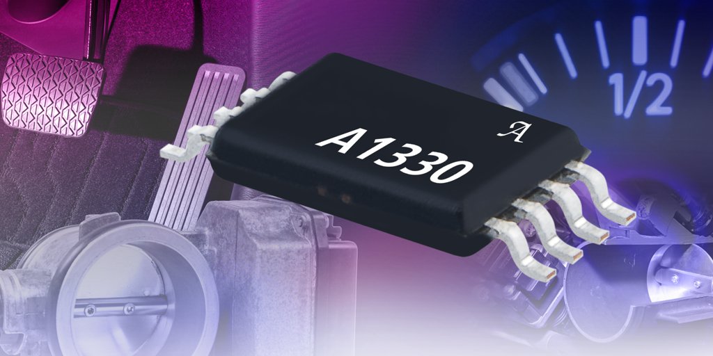 allegromicro's tweet image. NEW 0° To 360° #AngleSensor #IC supports Analog or PWM Output Signals for ease of integration &amp;amp; on-chip EEPROM for up to 100 read/write cycles. Stacked dual die assembly provides better channel-channel matching for safety critical #Automotive applications goo.gl/qqyLRV