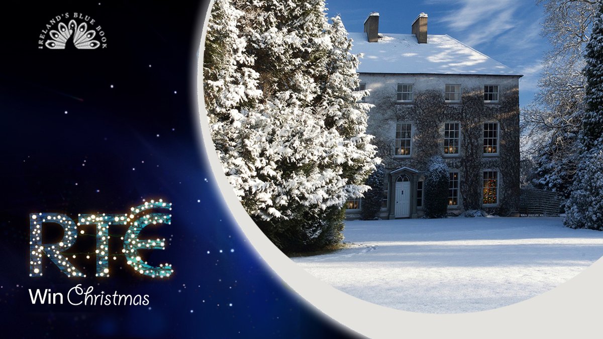 rte's tweet image. Win Christmas with RTÉ ! Win an overnight stay at @IrelandBlueBook , Newforge House, Co.Armagh with dinner for two. To enter: follow @rte and tweet #rtebluebook