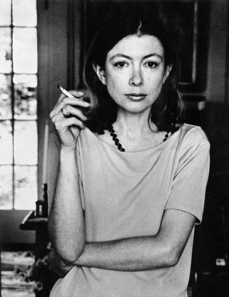 Happy Birthday to Joan Didion. We\re glad you\re here. Really glad. 
(Photo via  