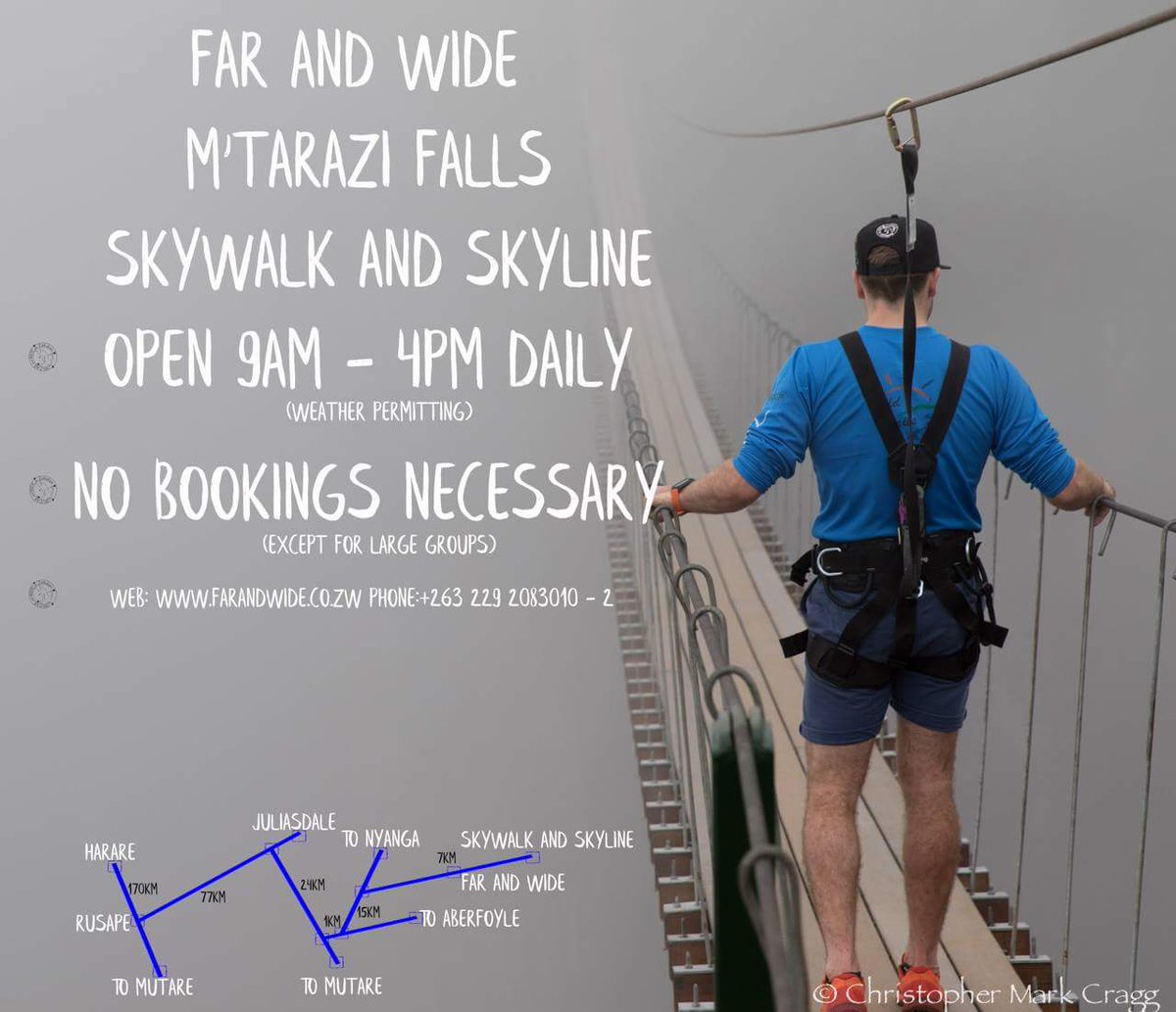 Far and wide Mutarazi Falls 
skywalk skyline
#MutaraziAdventures