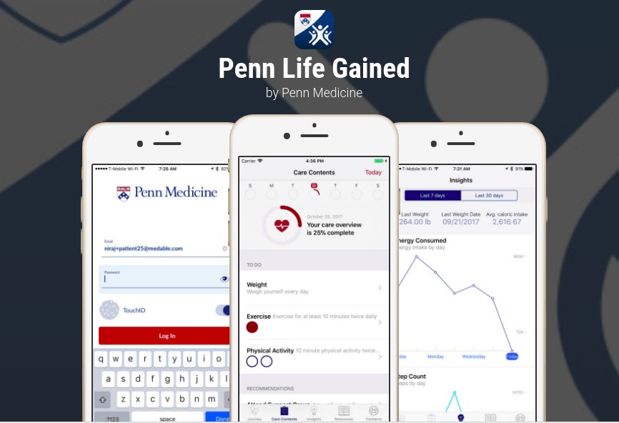 DiscoveryStaff1's tweet photo. @Penn aims to make road to #BariatricSurgery less daunting with app to manage the steps and tracking necessary with the surgery. #PennLifeGained  #technology #health #wellness https://t.co/4viJFoQljZ https://t.co/Zp3IexGp3Q