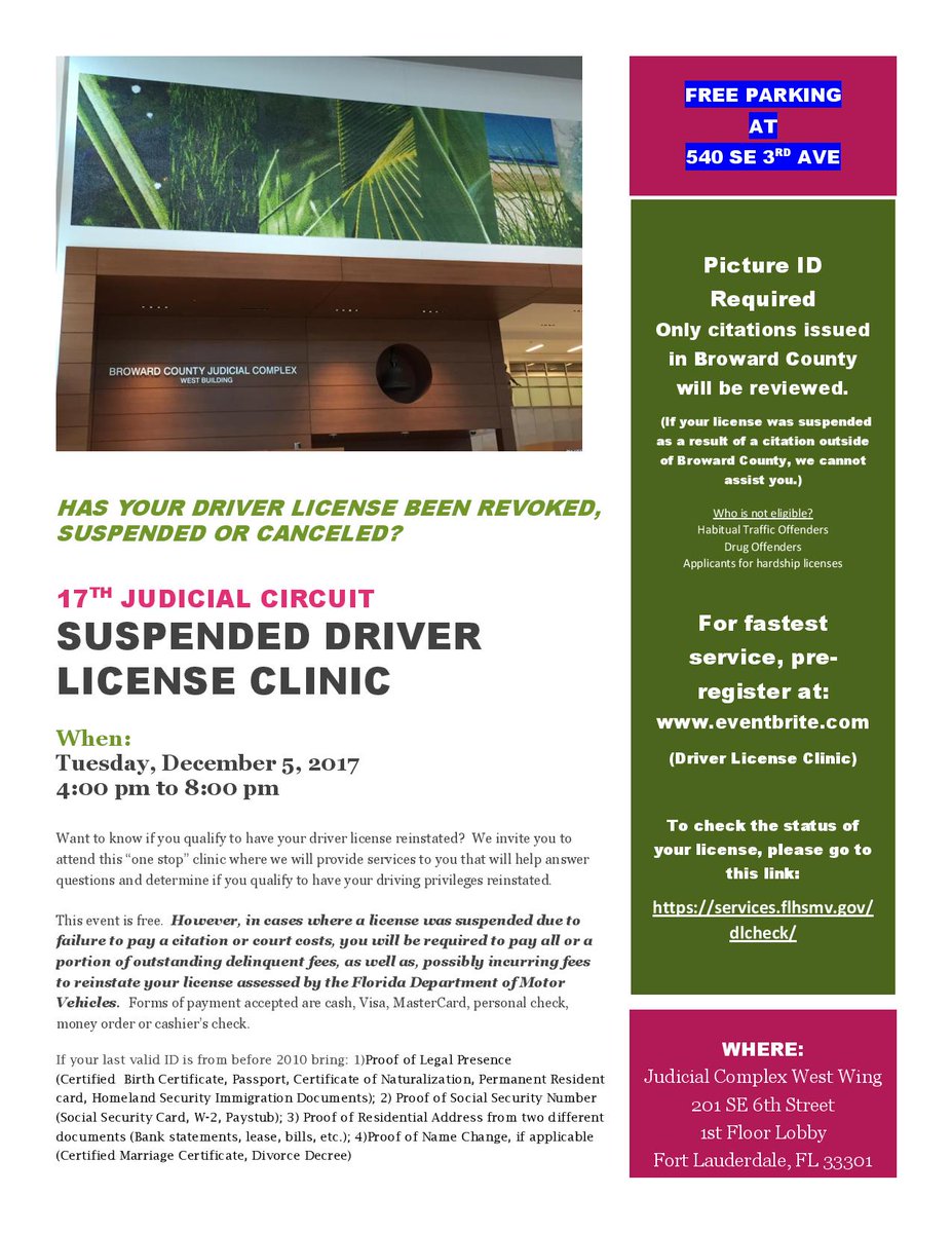 broward county drivers license check