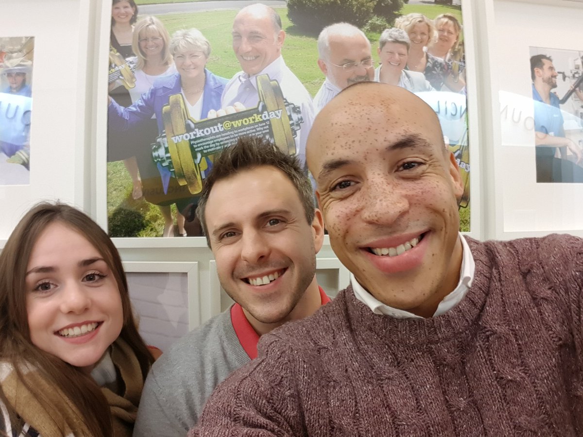 PlymUniPhysio's tweet photo. Y1s @PhysioArmstrong and @behennah_physio with Y2 @PhysioJAA at #repprep17 doing @PlymUni proud @thecsp headquarters. https://t.co/VrMxJWaA9Z